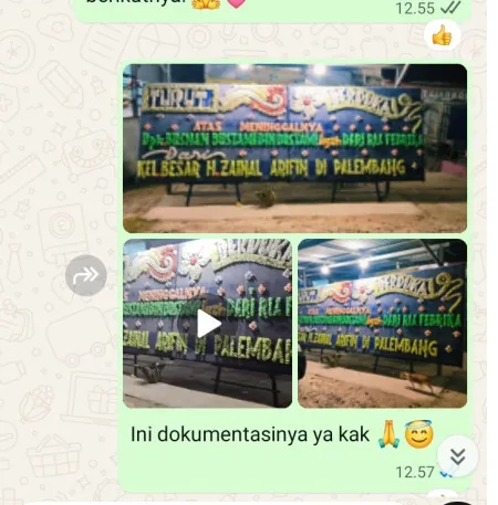 Pengiriman Papan Bunga Duka Pondok Bahar