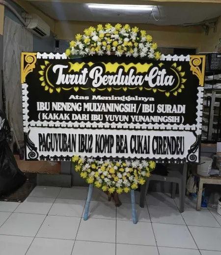 Papan Bunga Duka Pondok Bahar